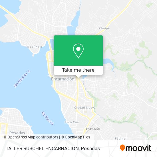 TALLER RUSCHEL ENCARNACION map