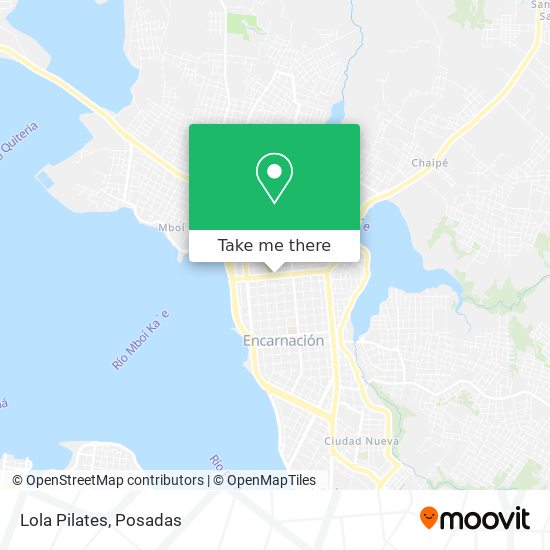 Lola Pilates map