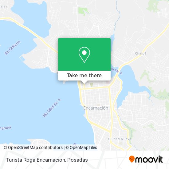 Turista Roga Encarnacion map