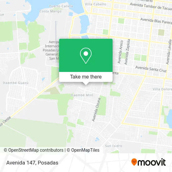 Avenida 147 map