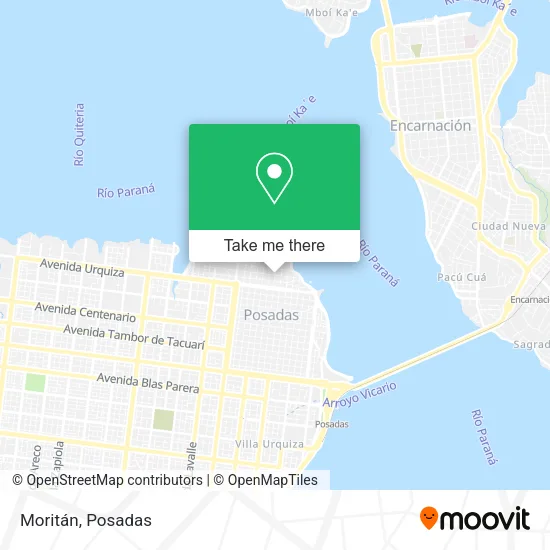Moritán map