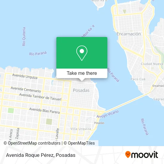 Avenida Roque Pérez map