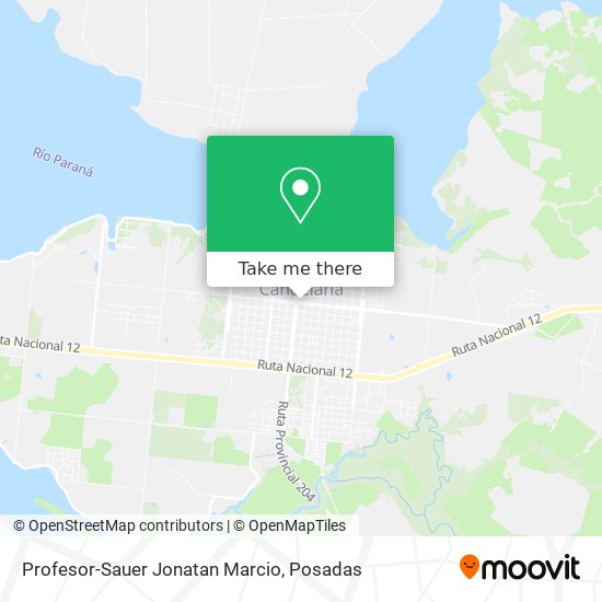 Profesor-Sauer Jonatan Marcio map