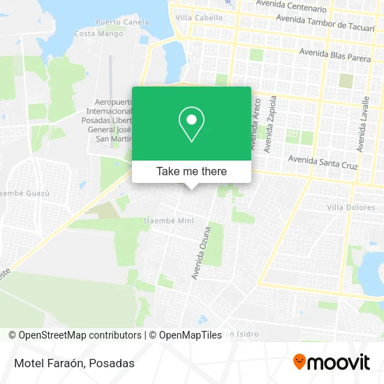 Motel Faraón map