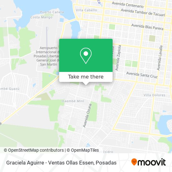Graciela Aguirre - Ventas Ollas Essen map