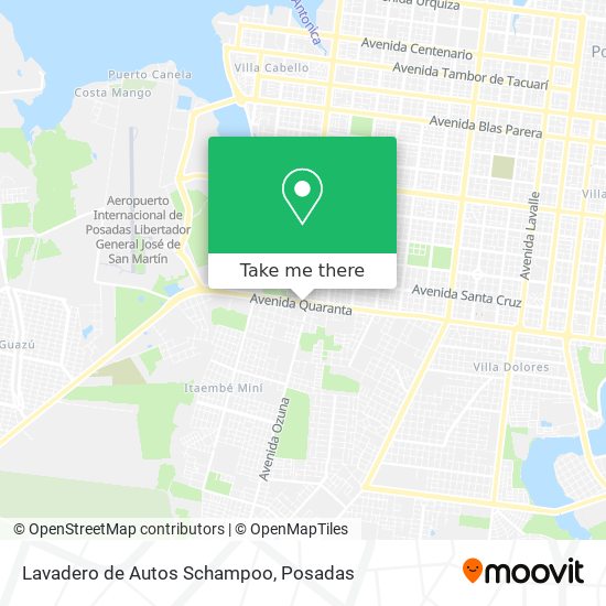 Lavadero de Autos Schampoo map