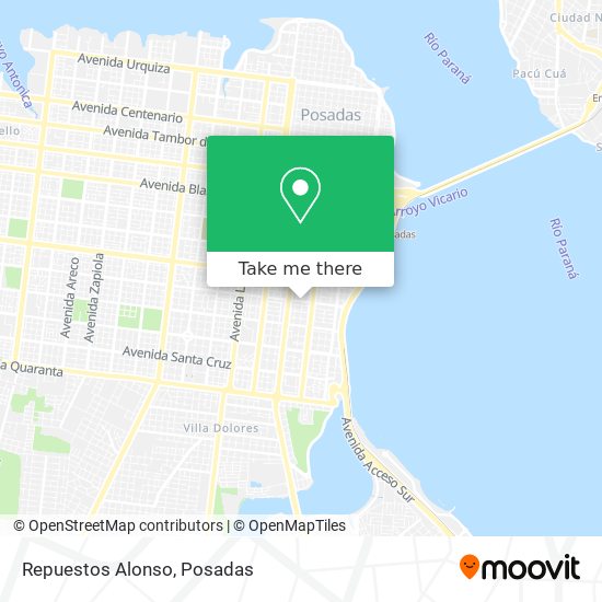 Mapa de Repuestos Alonso