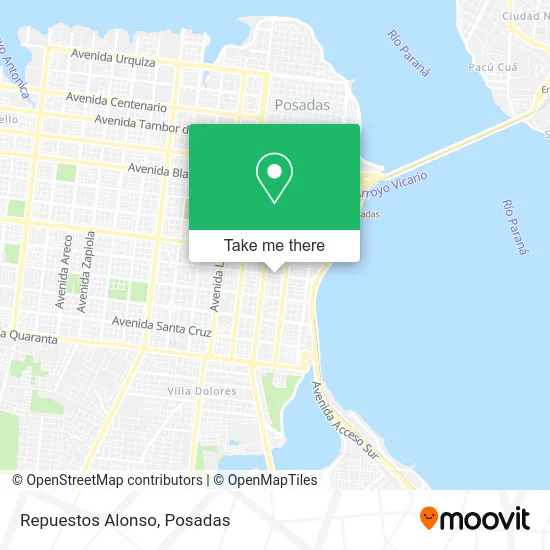 Repuestos Alonso map