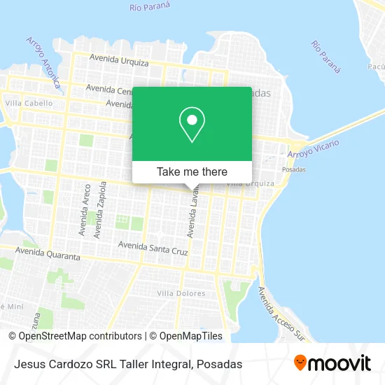 Jesus Cardozo SRL Taller Integral map