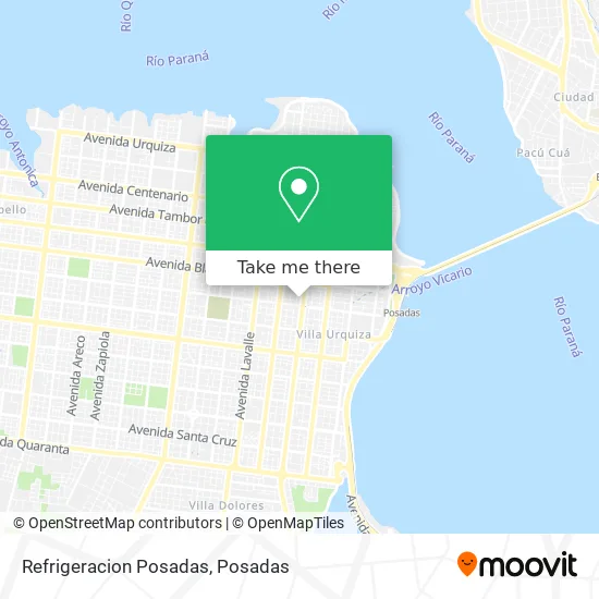 Refrigeracion Posadas map