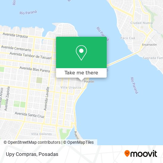 Mapa de Upy Compras