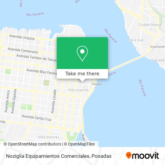 Noziglia Equipamientos Comerciales map