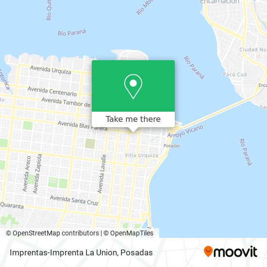 Imprentas-Imprenta La Union map