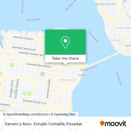 Gerrero y Asoc. Estudio Contable map