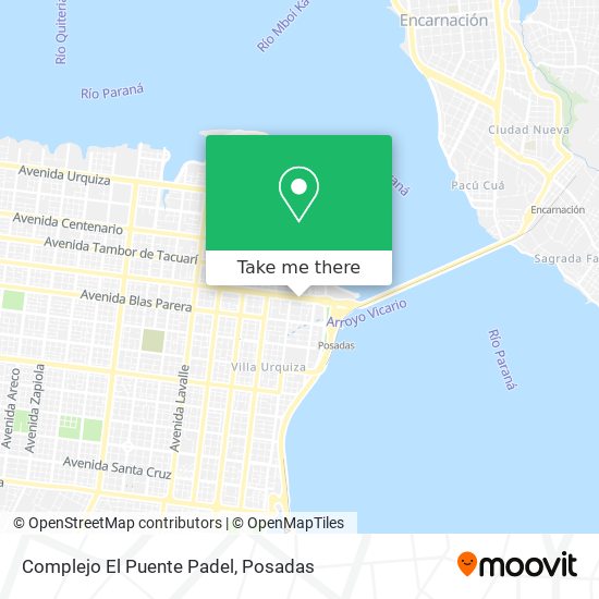 Complejo El Puente Padel map