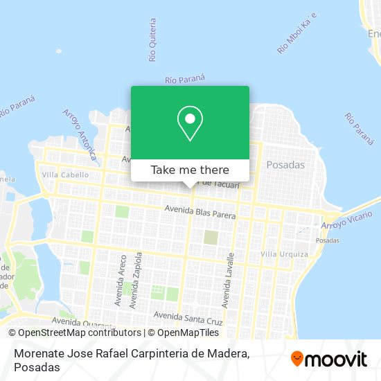 Morenate Jose Rafael Carpinteria de Madera map