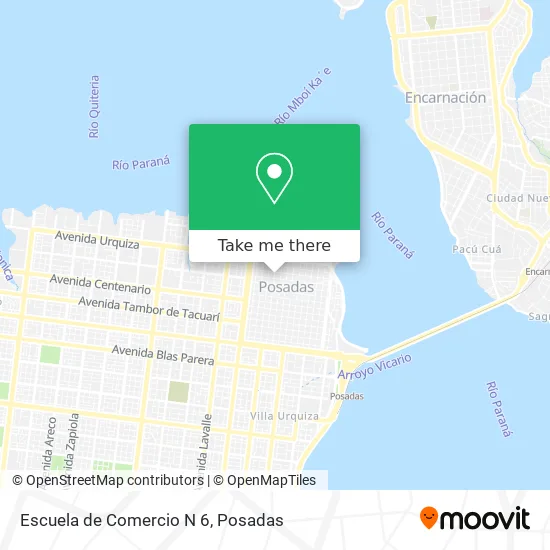 Escuela de Comercio N 6 map