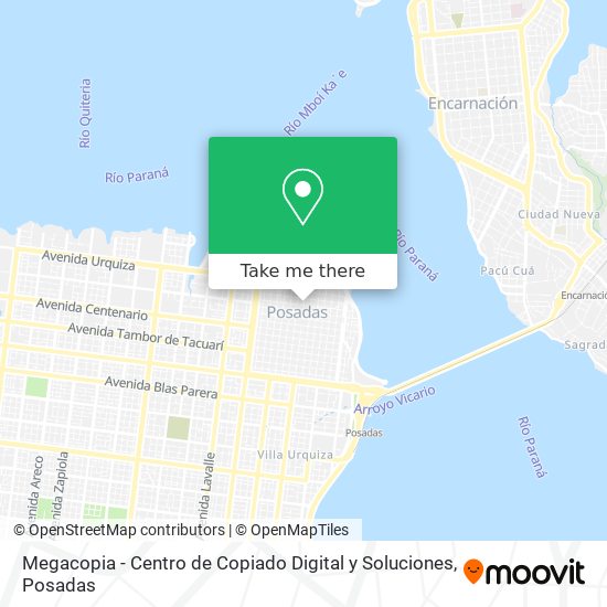 Mapa de Megacopia - Centro de Copiado Digital y Soluciones