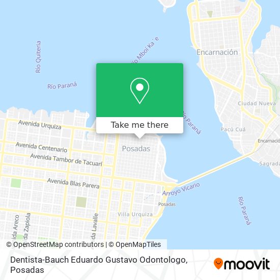 Dentista-Bauch Eduardo Gustavo Odontologo map