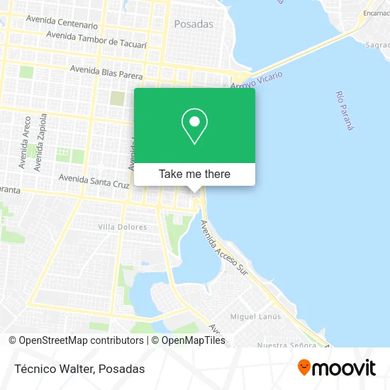 Técnico Walter map