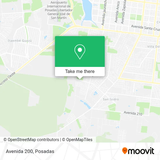 Avenida 200 map