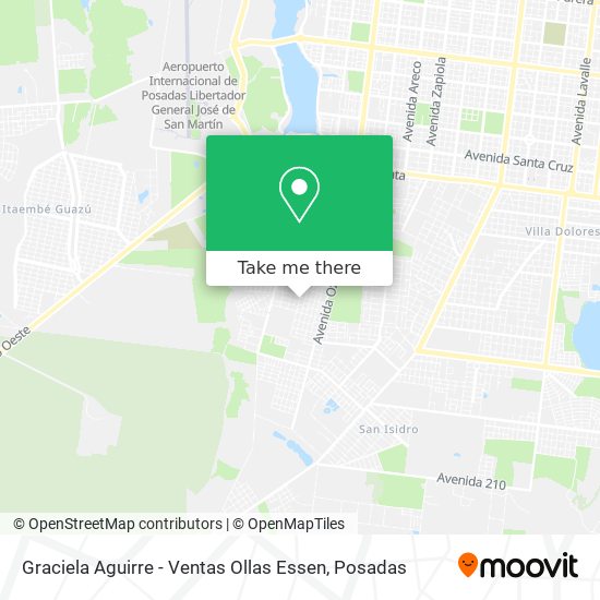 Mapa de Graciela Aguirre - Ventas Ollas Essen
