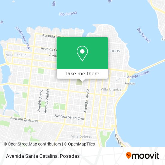 Avenida Santa Catalina map