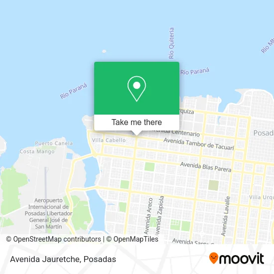 Avenida Jauretche map