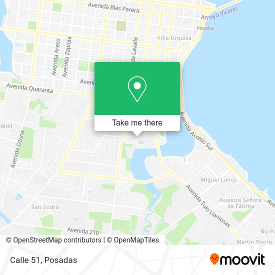 Calle 51 map