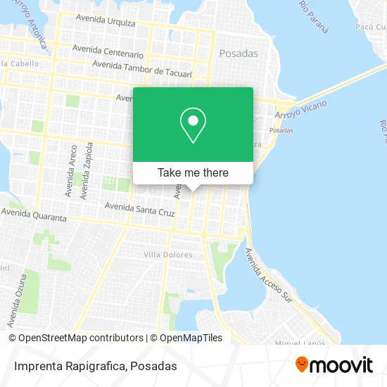Imprenta Rapigrafica map