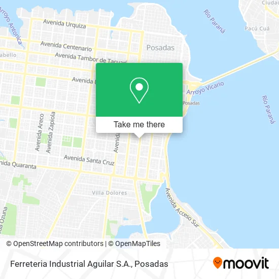 Ferreteria Industrial Aguilar S.A. map