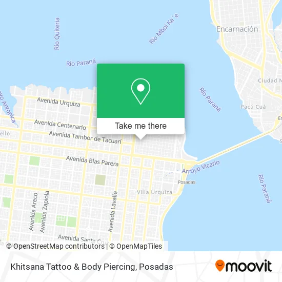 Mapa de Khitsana Tattoo & Body Piercing