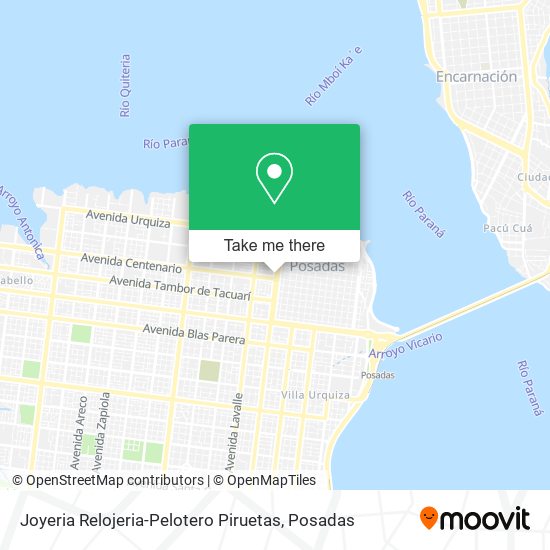 Joyeria Relojeria-Pelotero Piruetas map