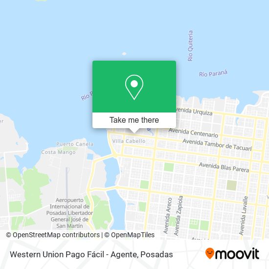 Western Union Pago Fácil - Agente map