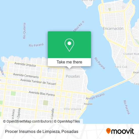 Procer Insumos de Limpieza map