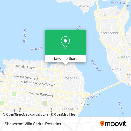 Showrrom Villa Sarita map