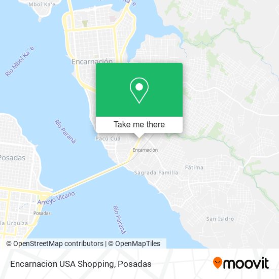 Encarnacion USA Shopping map