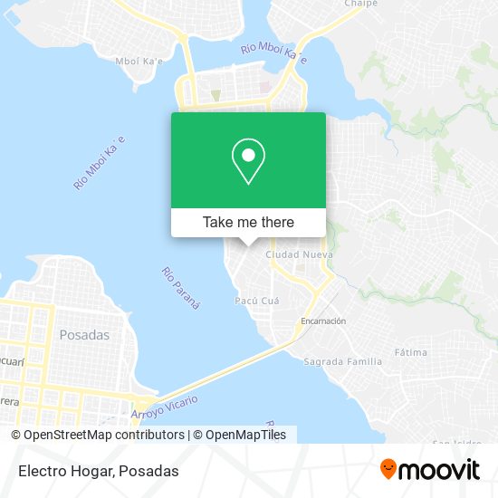 Electro Hogar map