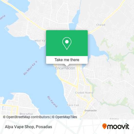 Alpa Vape Shop map