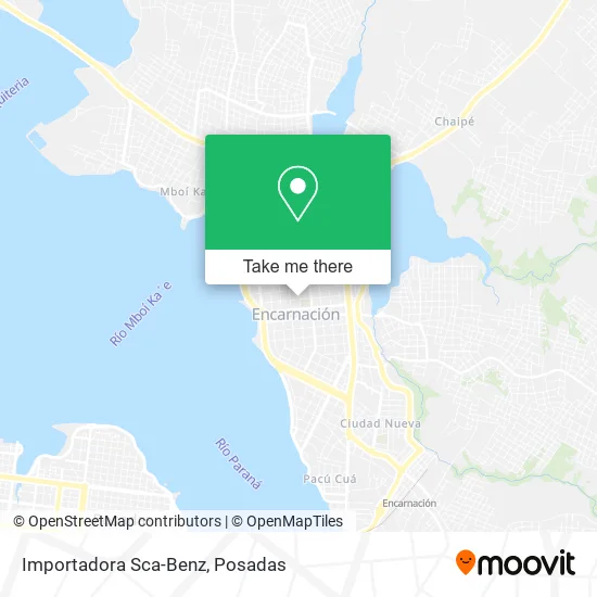 Importadora Sca-Benz map