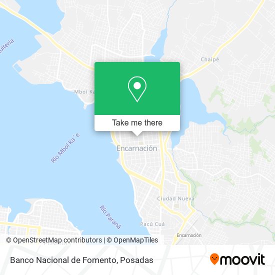 Banco Nacional de Fomento map