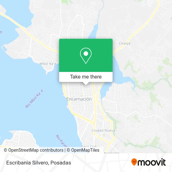 Escribania Silvero map