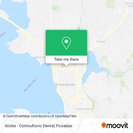 Mapa de Atobe - Comsultorio Dental