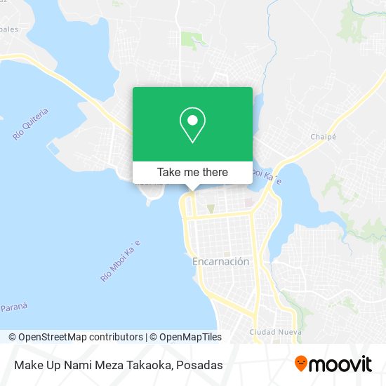Mapa de Make Up Nami Meza Takaoka