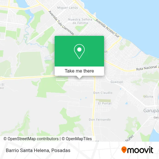 Barrio Santa Helena map