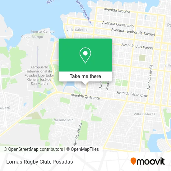 Lomas Rugby Club map