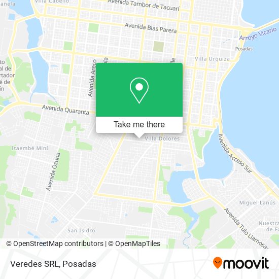 Mapa de Veredes SRL