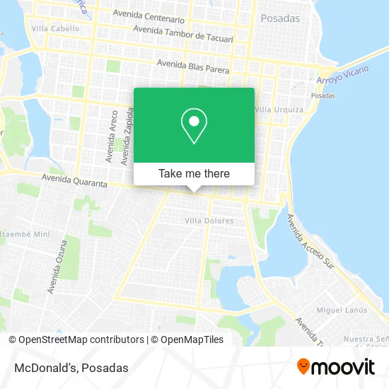 McDonald's map