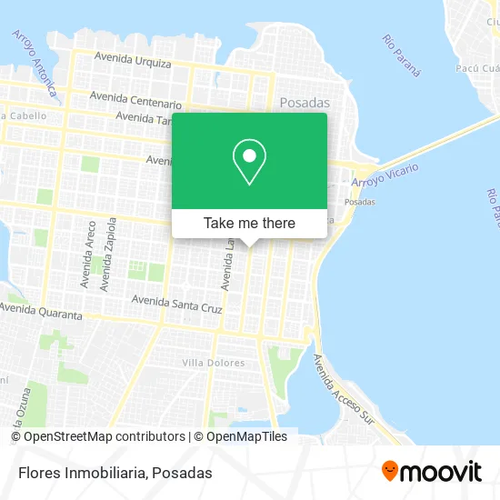 Flores Inmobiliaria map