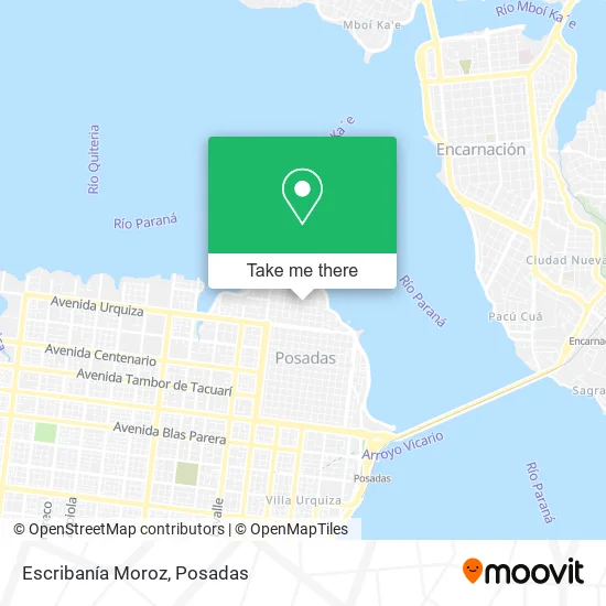 Escribanía Moroz map